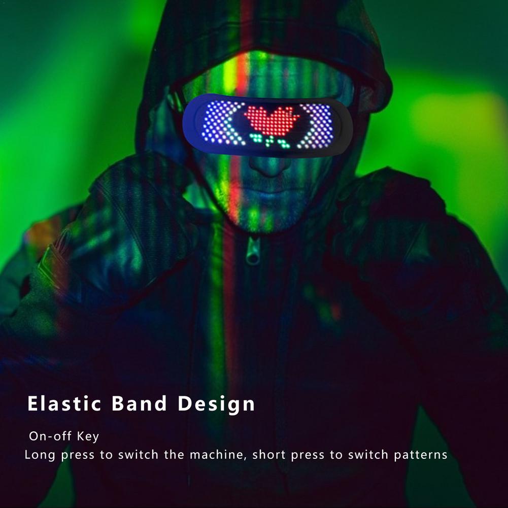 Mắt Kính Có Đèn led Phát Sáng Kết Nối bluetooth Độc Đáo