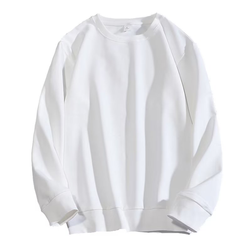 Áo sweater Tay Dài Cổ Tròn Dáng Rộng Màu Trơn Thời Trang Thu Đông Cho Nam Và Nữ
