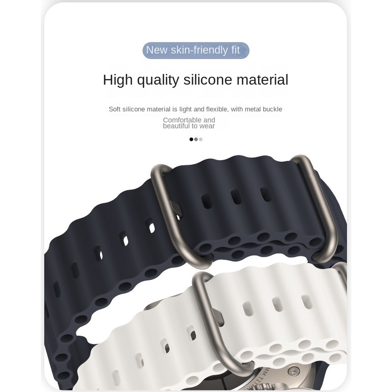 Dây đeo đồng hồ thông minh MIONE thay thế cho Ultra Watch 9 8 7 SE kích thước 42 44 45 49 mm