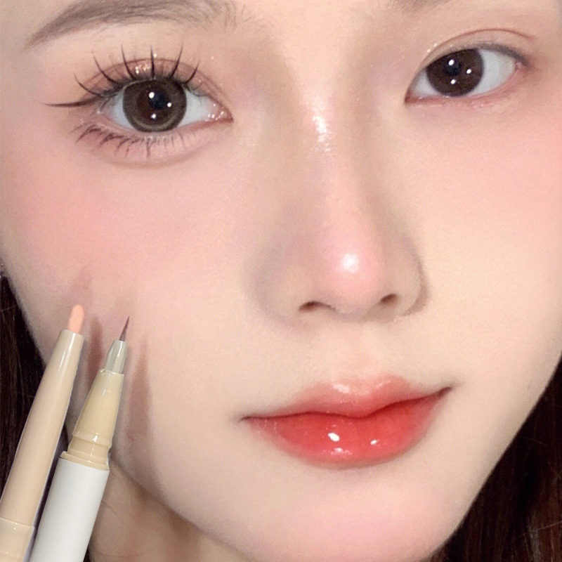 Sweet Mint Phấn Mắt Dạng Bút Hai Đầu Làm Sáng Da Chống Thấm Nước Mềm Mượt JP1