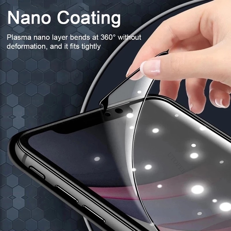 1 Phim Dán hd Bảo Vệ Màn Hình Chống Nhìn Trộm Cho iphone 15 14 13 12 11 pro max x xr xs 7 8 plus Juncong2023