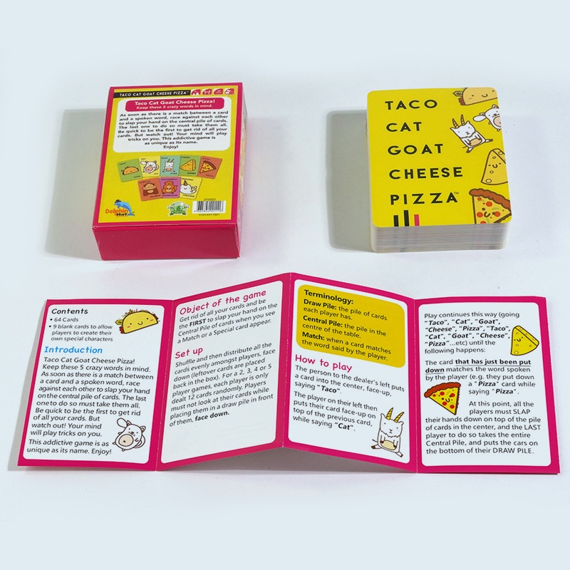 Taco Cat Goat Cheese Pizza Card Game