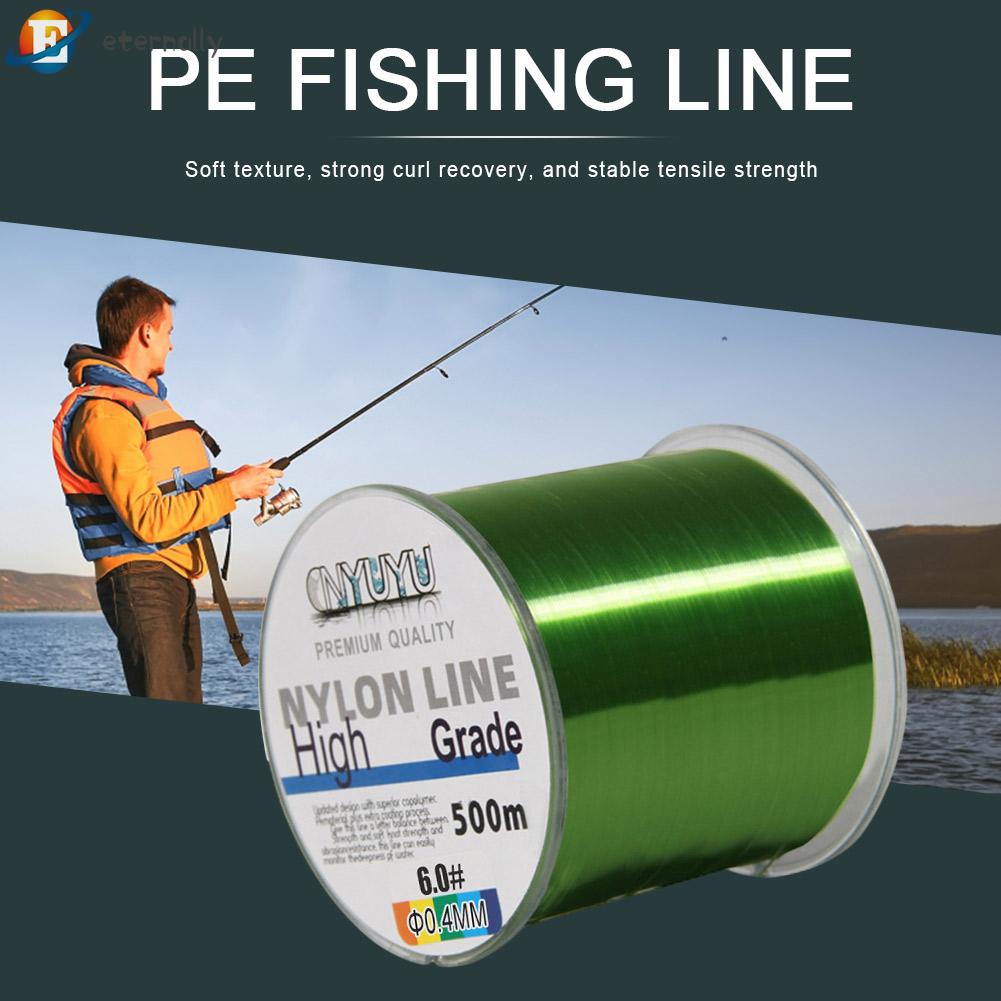 Cuộn Dây Câu Cá 500m Đường Kính 18-90lb Bằng nylon Chống Mài Mòn