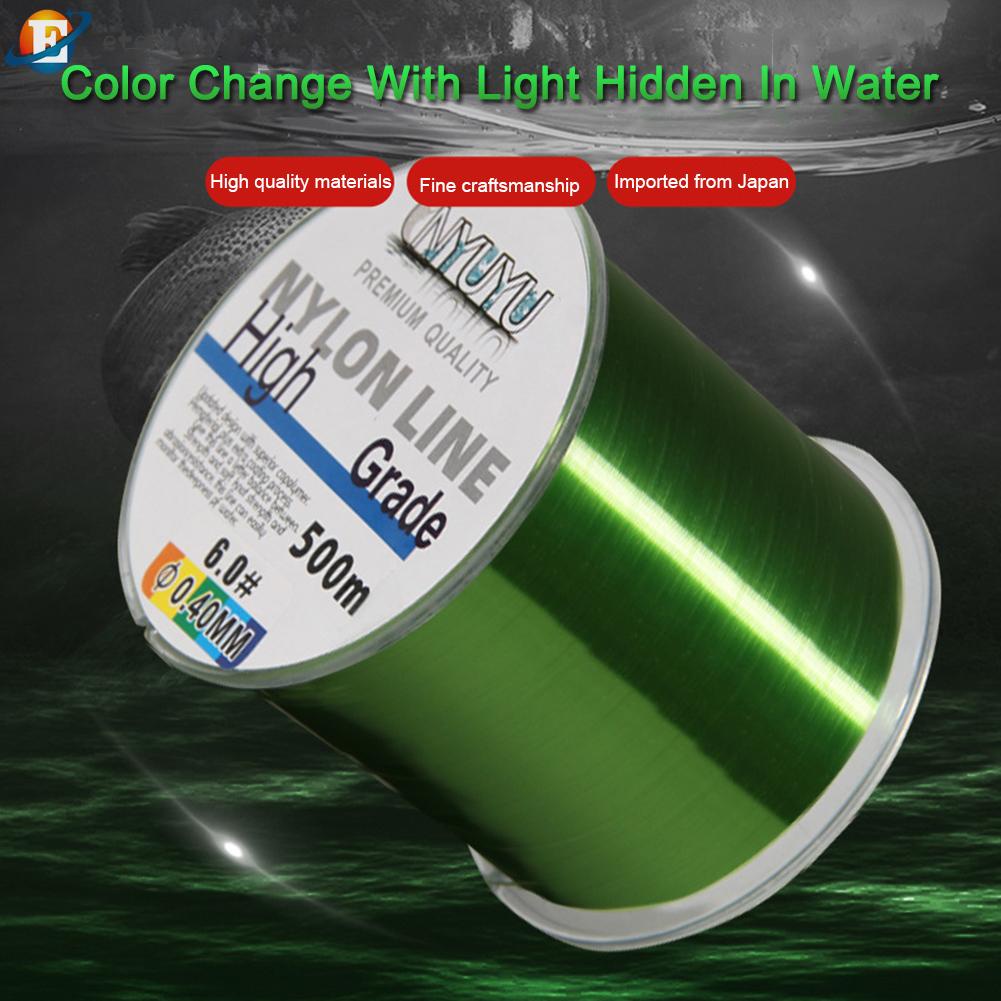 Cuộn Dây Câu Cá 500m Đường Kính 18-90lb Bằng nylon Chống Mài Mòn