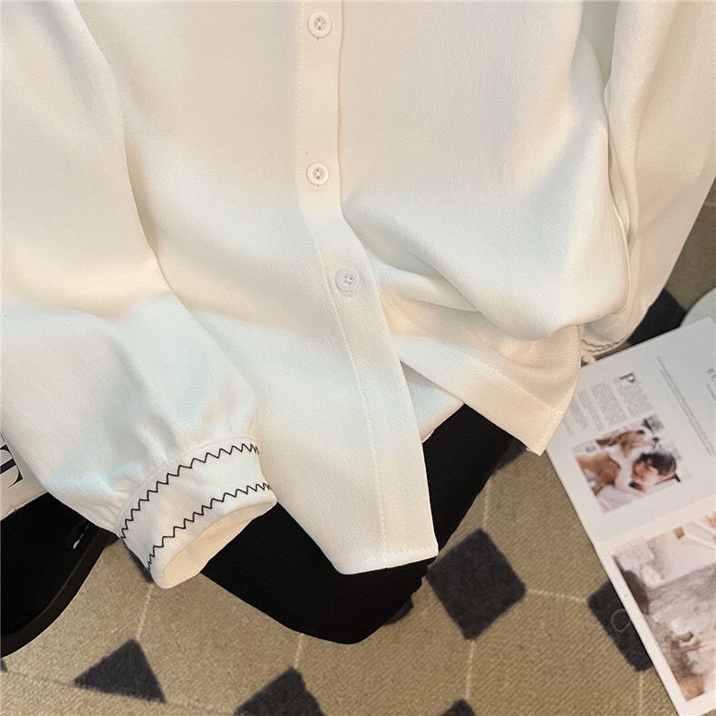 Áo Sơ Mi Nhung Kẻ Thời Trang Mùa Thu Phong Cách retro Dễ Phối Đồ Dành Cho Nữ