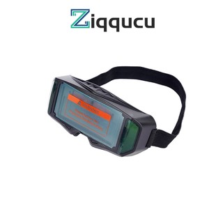 Kính hàn ziqqucu auto darkening với thấu kính trong suốt mũ bảo hiểm hàn lật lên ống kính bảo vệ mắt