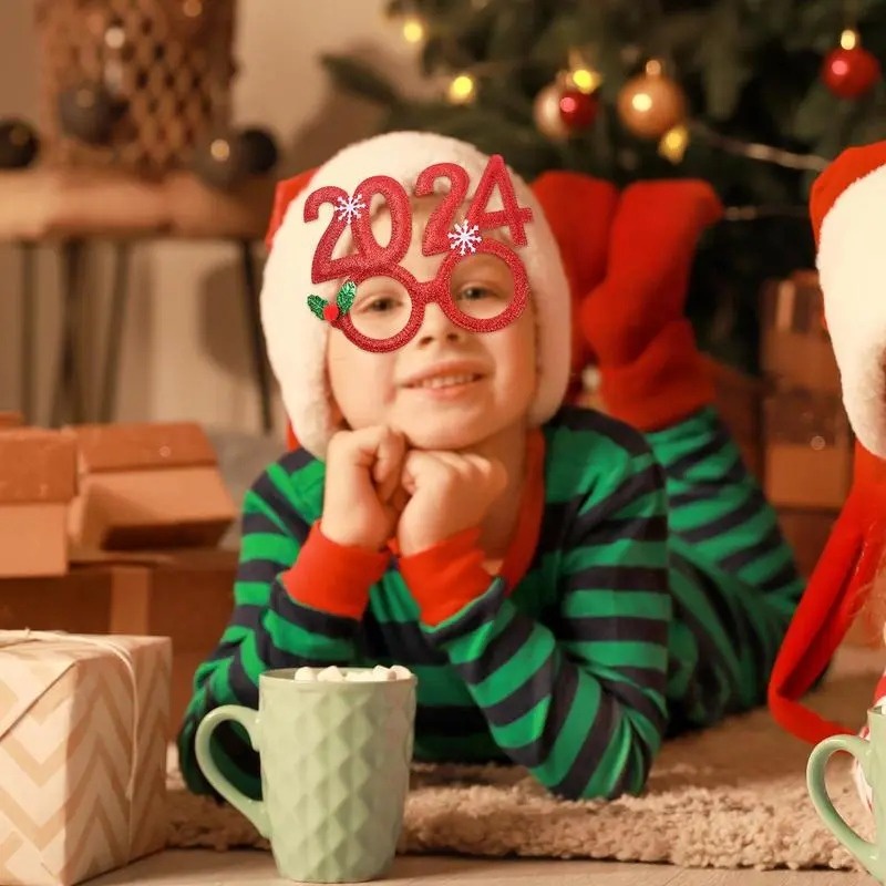 Gọng Kính Hình Ông Già Noel / Cây Thông Giáng Sinh / Chúc Mừng Giáng Sinh / Người Lớn Trẻ Em Trang Trí Tiệc Năm Mới