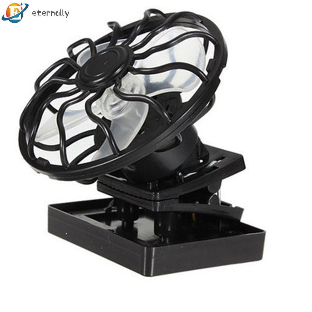 Quạt Làm Mát mini Để Bàn Sạc Được Bằng Năng Lượng Mặt Trời