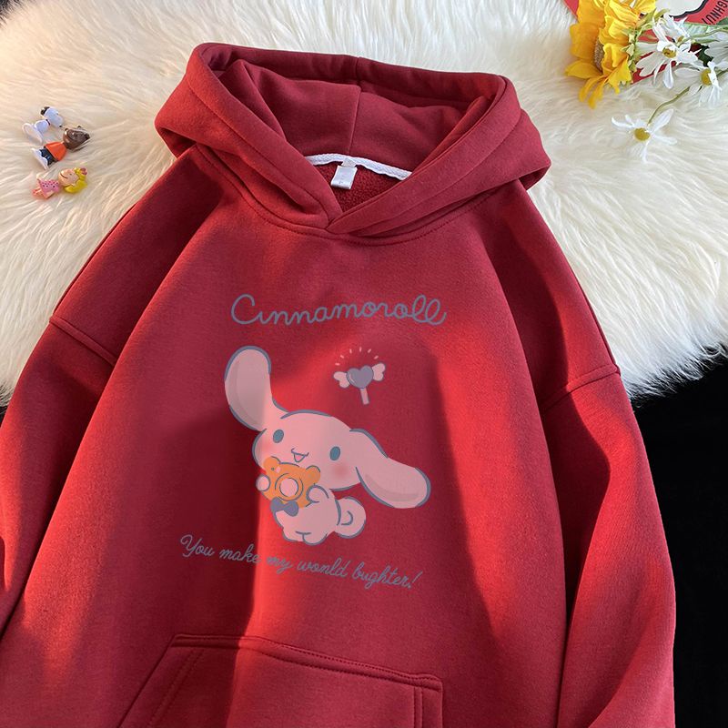 Áo hoodie Dáng Rộng In Hình cinnamoroll babycinnamoroll 2023 Thời Trang Xuân Thu Mới Cho Bé Gái