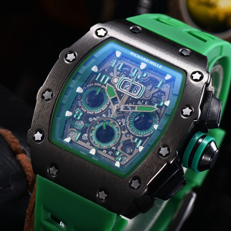 RM Men Watch Chronograph Multifunctional  Watch