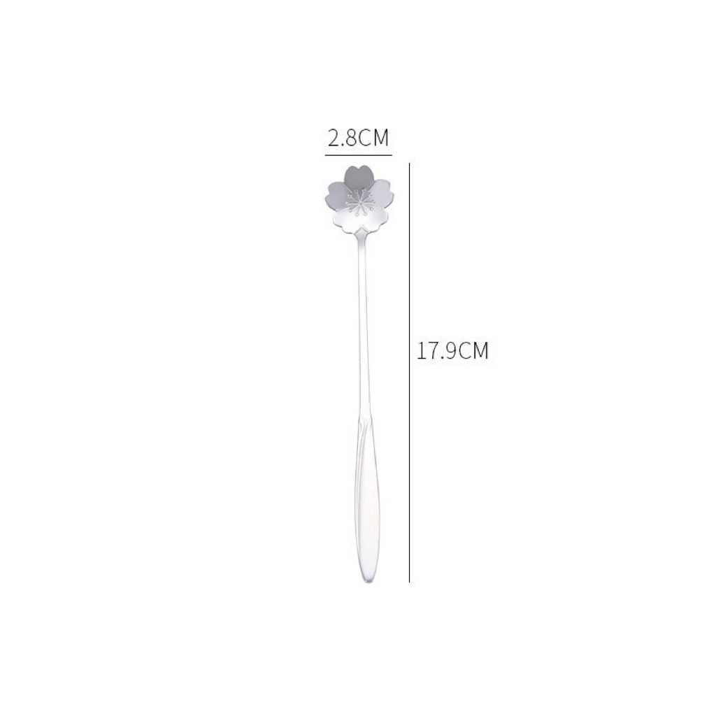 Thìa inox pha cà phê cao cấp sang chảnh, Muỗng pha trà dễ thương