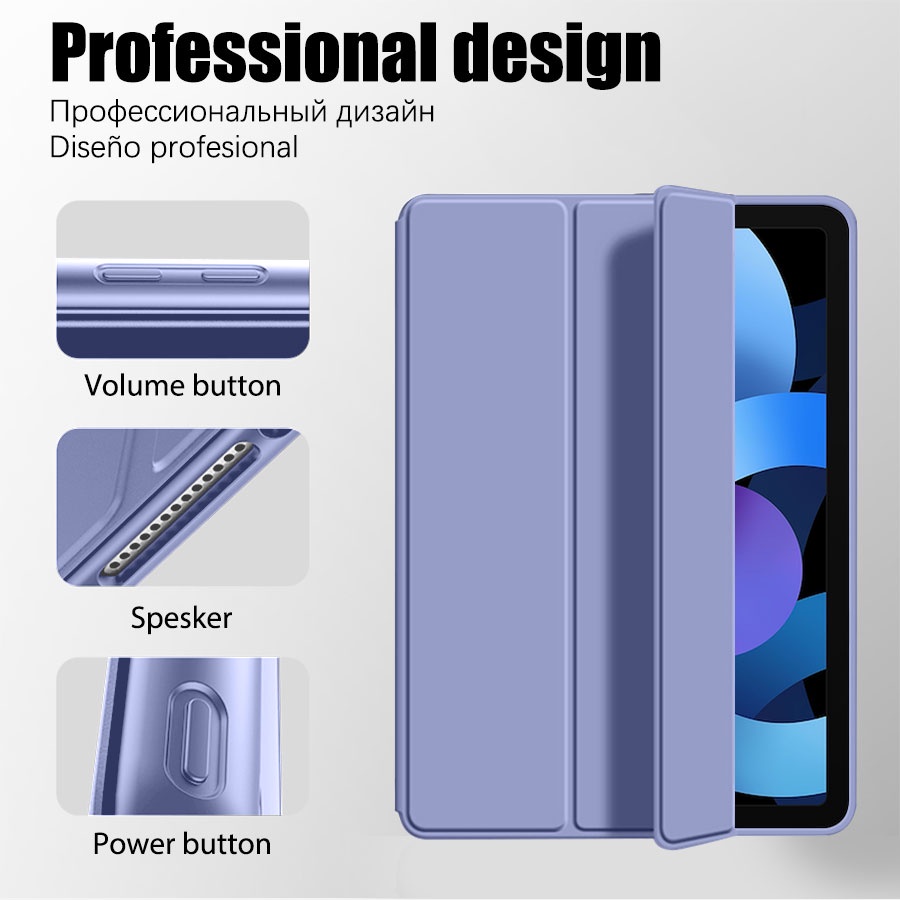 Bao Da Máy Tính Bảng Thông Minh Cho ipad gen 10 9 8 7 6 5 air 5 4 3 2 pro 12.9 11 inch mini 6 5 4 3 2 Ốp