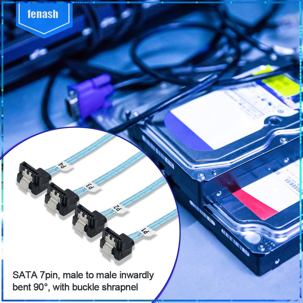 Cáp Dữ Liệu sata 3.0 mini 7 pin 6gbps 4 sata Sang 4 sata Cho ssd