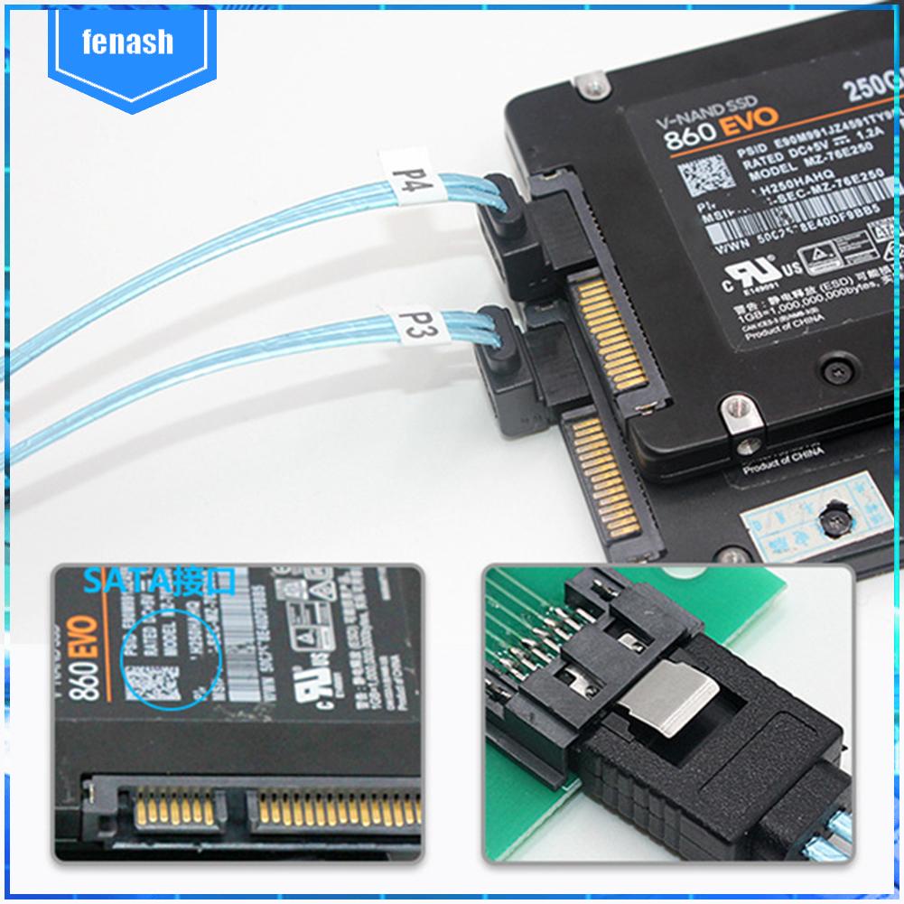 Cáp Dữ Liệu sata 3.0 mini 7 pin 6gbps 4 sata Sang 4 sata Cho ssd