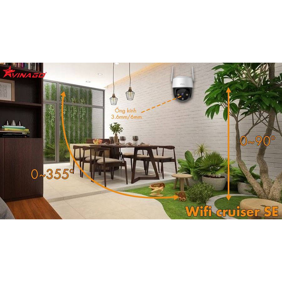 Camera iMou S seri 2K - Full HD1080P, IPC-S21FP, S21FEP, S41FP, F41FEP, S42FP,Camera ngoài trời, xoay 360,Ban đêm có màu