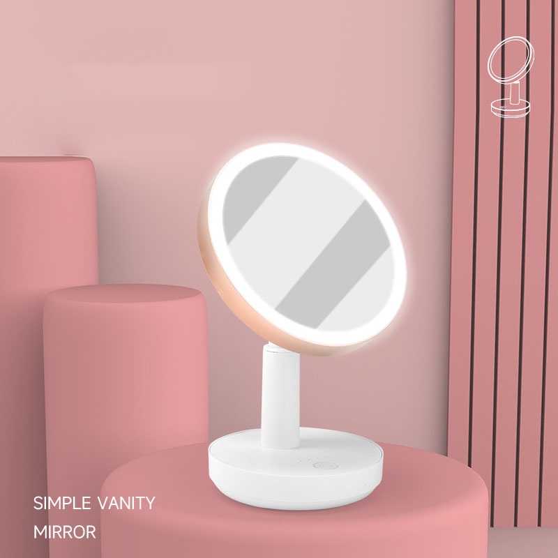 Xiaomi YouPin Gương Trang Điểm Để Bàn Có Đèn led Sạc usb Tiện Dụng