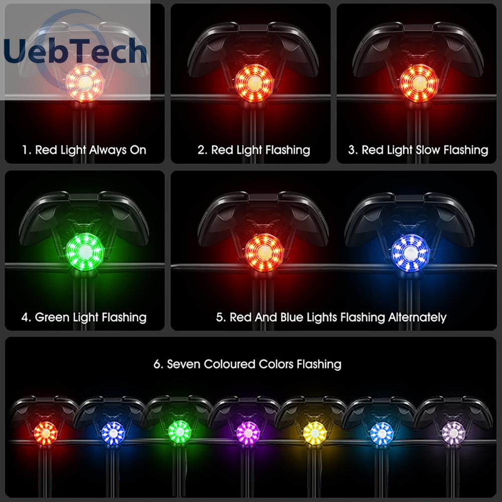 Đèn Phanh Xe Đạp Cảm Biến Ánh Sáng 6 Chế Độ An Toàn