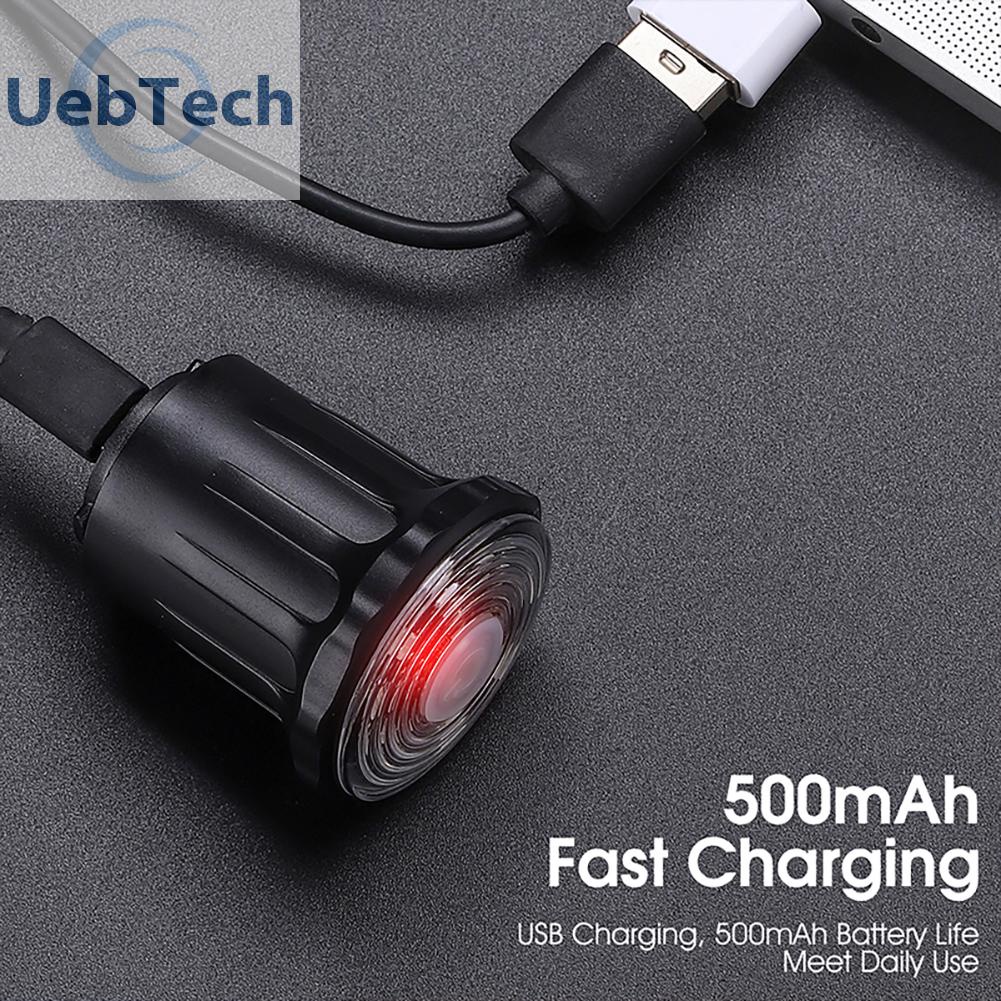 Đèn Phanh Xe Đạp Cảm Biến Ánh Sáng 6 Chế Độ An Toàn