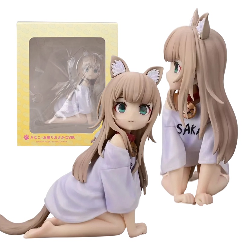 Mô Hình Nhân Vật anime my cat is a lovely girl 12cm Bằng pvc Dễ Thương