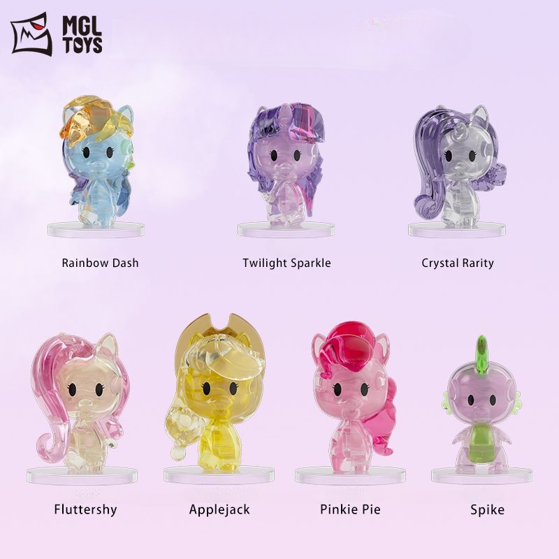 Kawaii Bộ Đồ Chơi Lắp Ráp Mô Hình Chú Ngựa pony Bằng Pha Lê diy Dành Cho Trẻ Em