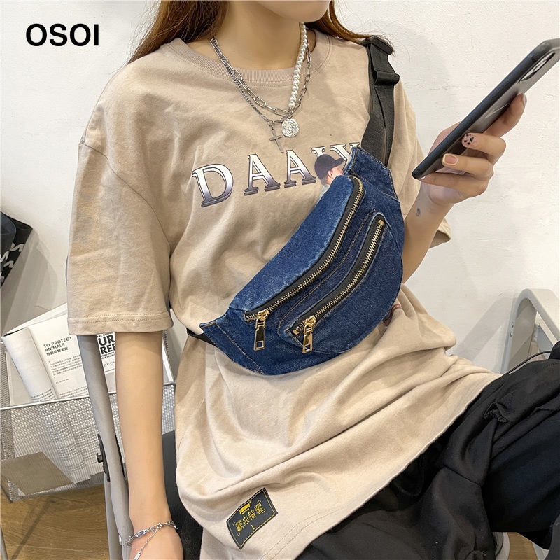 OSOI túi bao tử nữ túi đeo hông túi xách nữ đeo chéo 2023 NEW L98S0D3 33Z230818