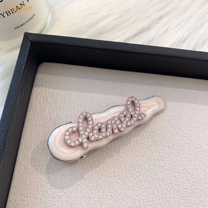 Siyuyan Kẹp Tóc Hình Nơ / Chữ love / Kim Cương Bằng Hợp Kim Dễ Thương Cho Nữ vn