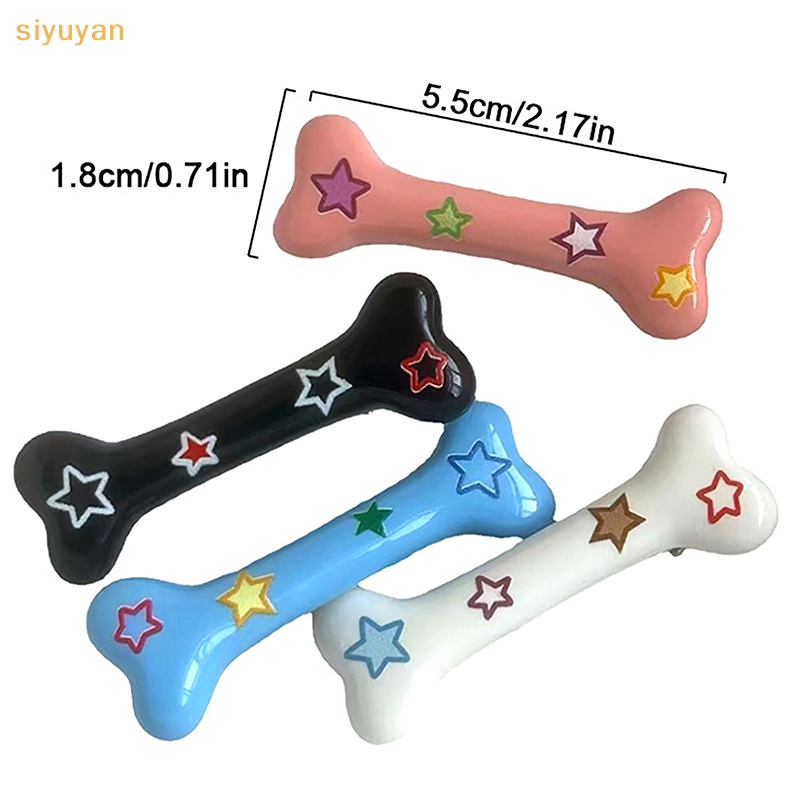 Siyuyan Set 2 Kẹp Tóc Hình Ngôi Sao / Xương Cá Sáng Tạo Dễ Thương Cho Nữ vn
