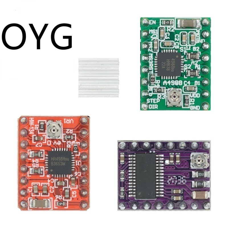Trình Điều Khiển Động Cơ Bước Máy In 3D A4988 DRV8825 Cho SKR V1.3 1.4 GTR V1.0 RAMPS 1.4 1.6 MKS GEN V1.4