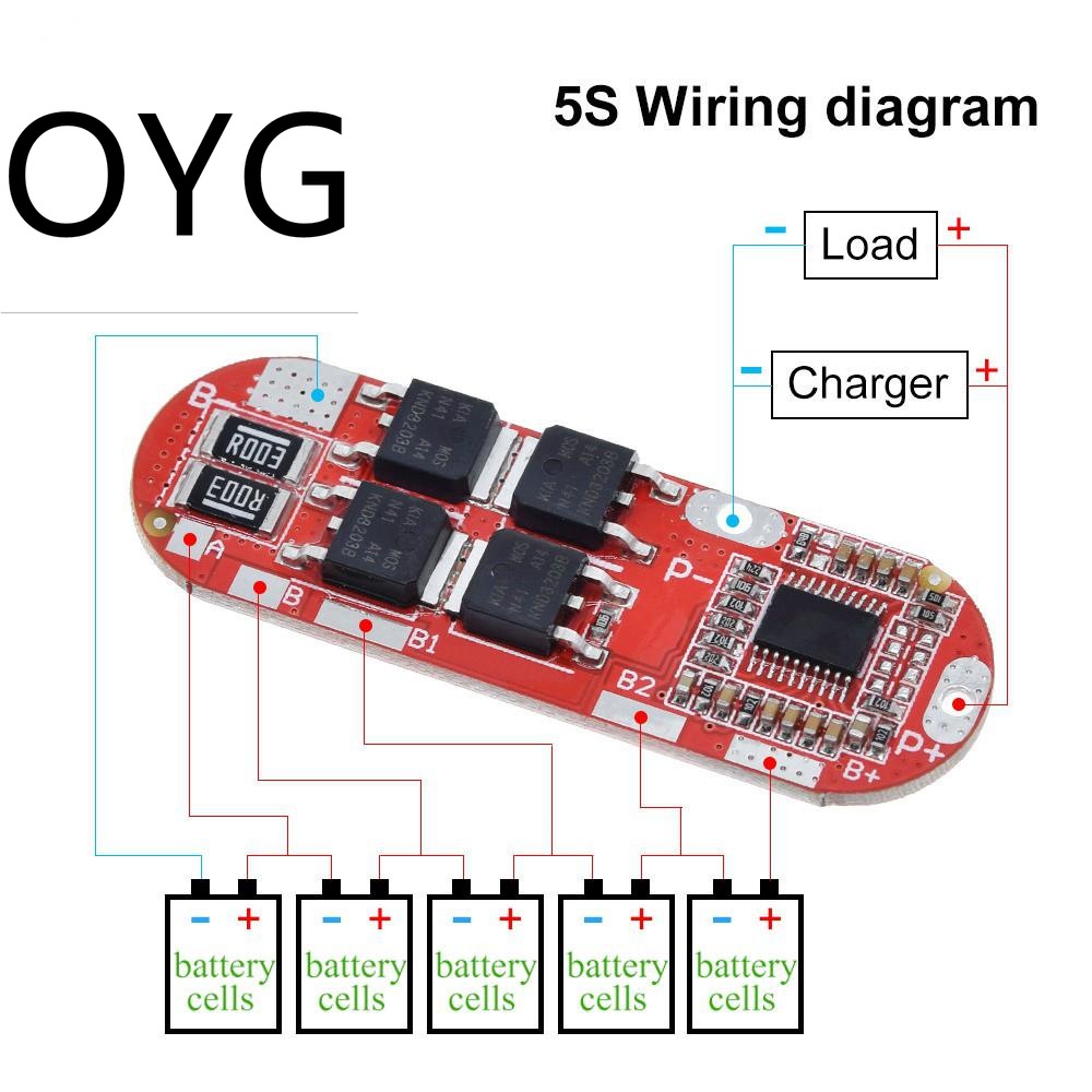 Bảng Mạch Bảo Vệ Pin Li-ion 1S 2S 10A 3S 4S 5S 25A Bms 18650 Li-ion