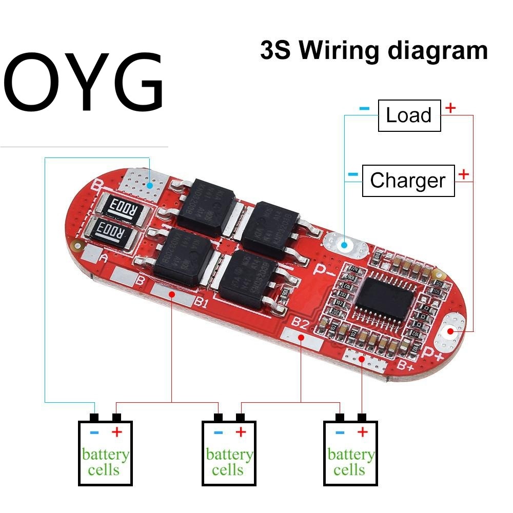 Bảng Mạch Bảo Vệ Pin Li-ion 1S 2S 10A 3S 4S 5S 25A Bms 18650 Li-ion
