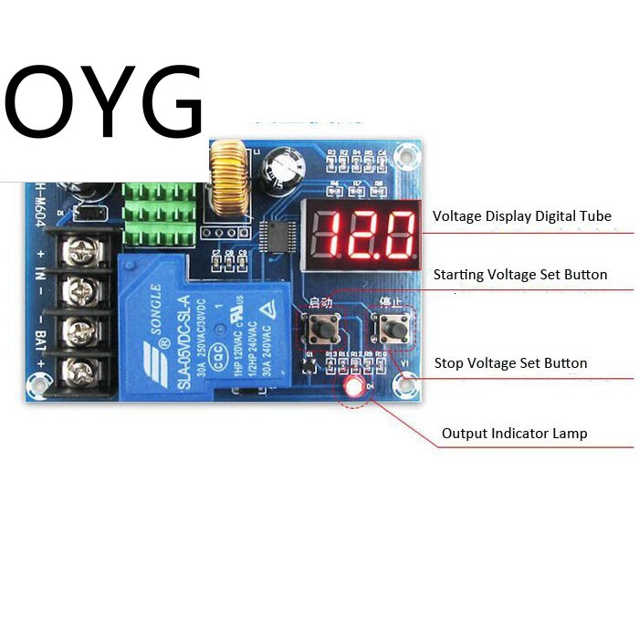 Bảng Mạch Điều Khiển Sạc Pin 12v 24v 48v xh-m604 6-60v