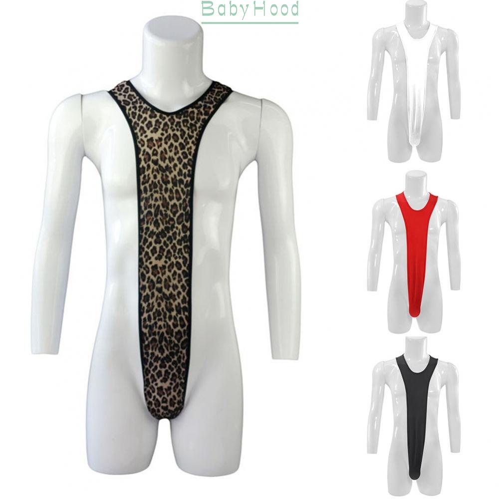 Sissy Men Lingerie Thong Leotard Bodysuit Jumpsuit Underwear Leotard Bodysuit#BBHOOD