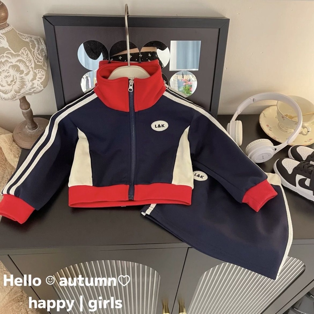 Áo Khoác Dáng Rộng Phong Cách Hàn Quốc Hợp Thời Trang Mùa Thu Cho Bé Gái