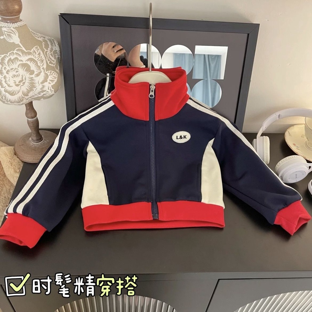 Áo Khoác Dáng Rộng Phong Cách Hàn Quốc Hợp Thời Trang Mùa Thu Cho Bé Gái