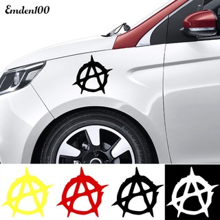 Emden100 hình dán biểu tượng anarchy trang trí xe hơi