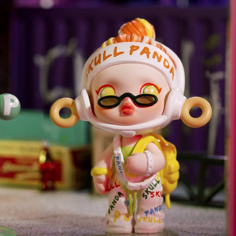 Popmart skullpanda hype panda series Gấu Trúc Xu Hướng pop mart Chính Hãng