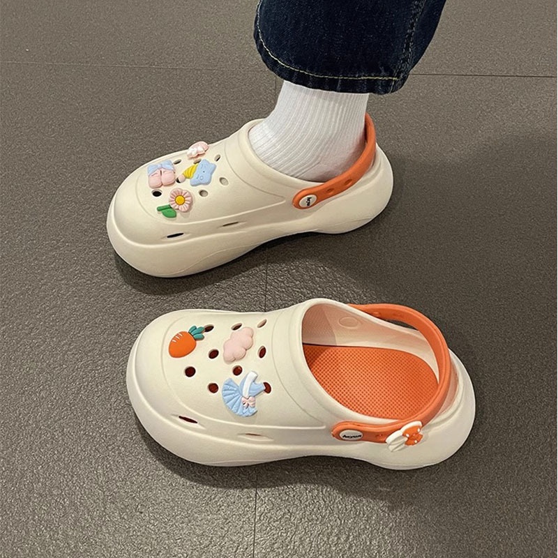 Skyden dép sandal nữ dép đi biển dép đế cao Thoải Mái Xinh Xắn  B98G1GU 35Z230828