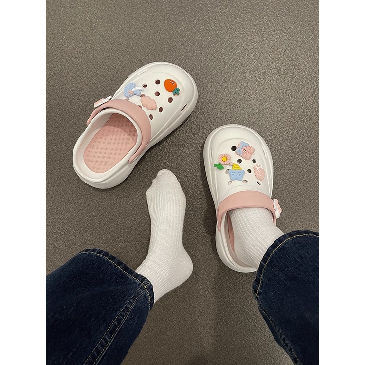 Skyden dép sandal nữ dép đi biển dép đế cao Thoải Mái Xinh Xắn  B98G1GU 35Z230828