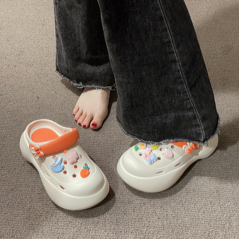 Skyden dép sandal nữ dép đi biển dép đế cao Thoải Mái Xinh Xắn  B98G1GU 35Z230828