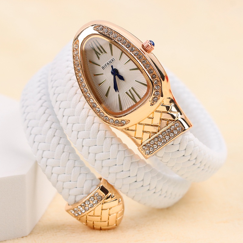 Đồng Hồ Nữ Dây Da Rắn Độc Đáo