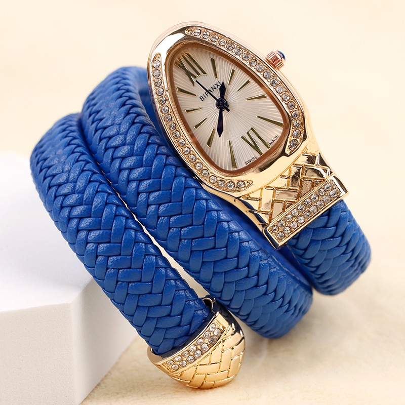Đồng Hồ Nữ Dây Da Rắn Độc Đáo