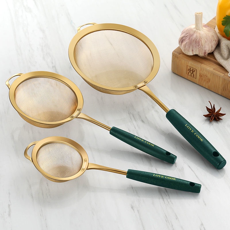 Rây bột vàng Bắc Âu rây lọc dầu bằng thép không gỉ 304 lưới lọc nước ép rây lọc sữa đậu nành Gia Dụn