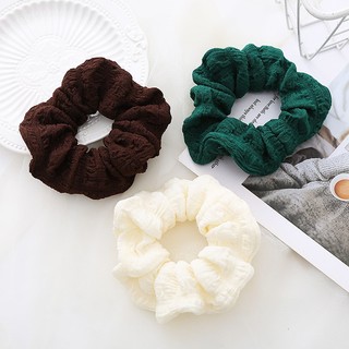 Dây buộc tóc scrunchies cột tóc LAGU Accessories phụ kiện buộc tóc màu pastel trơn