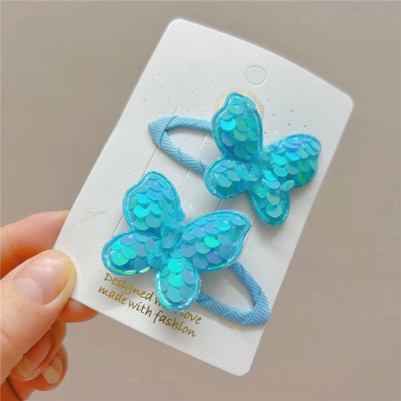Set 2 Kẹp Tóc Nơ Dễ Thương Cho Bé Gái