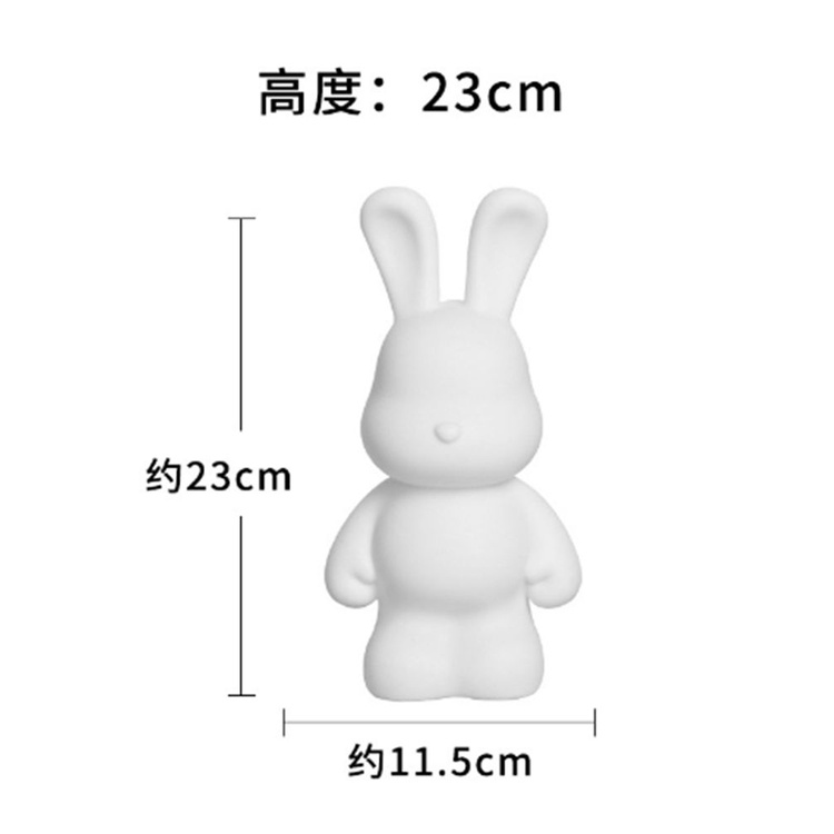 Ống Heo Tiết Kiệm Chất Lỏng Tự Làm Hình Gấu / Thỏ graffiti Trang Trí Phòng Khách / Tv