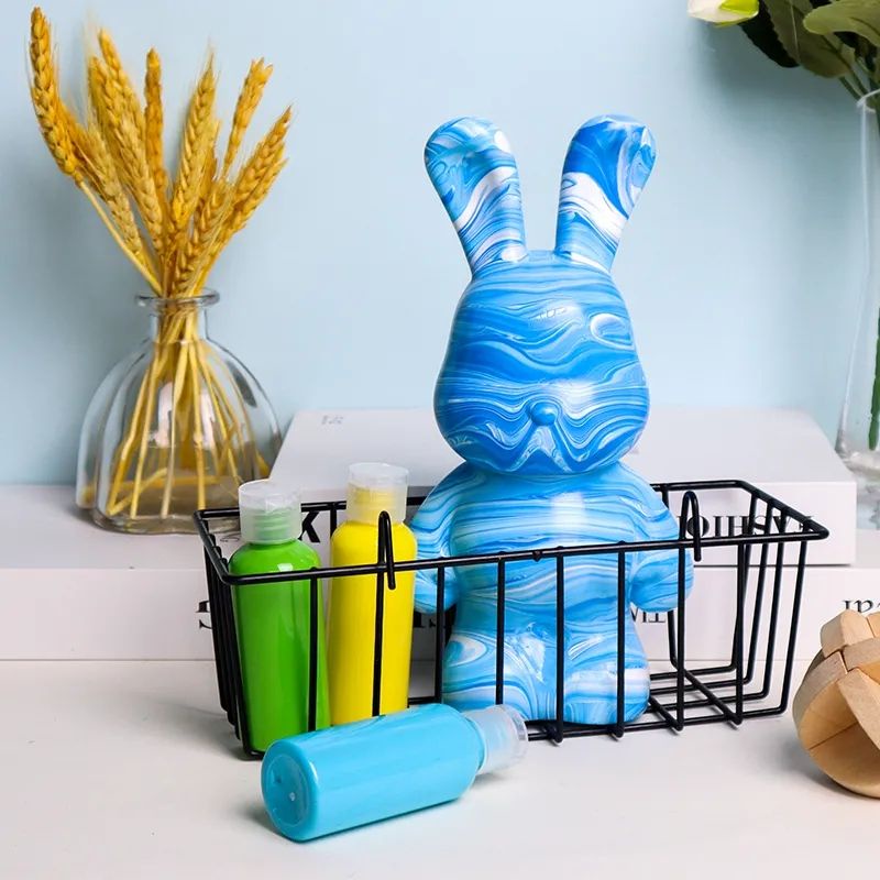 Ống Heo Tiết Kiệm Chất Lỏng Tự Làm Hình Gấu / Thỏ graffiti Trang Trí Phòng Khách / Tv