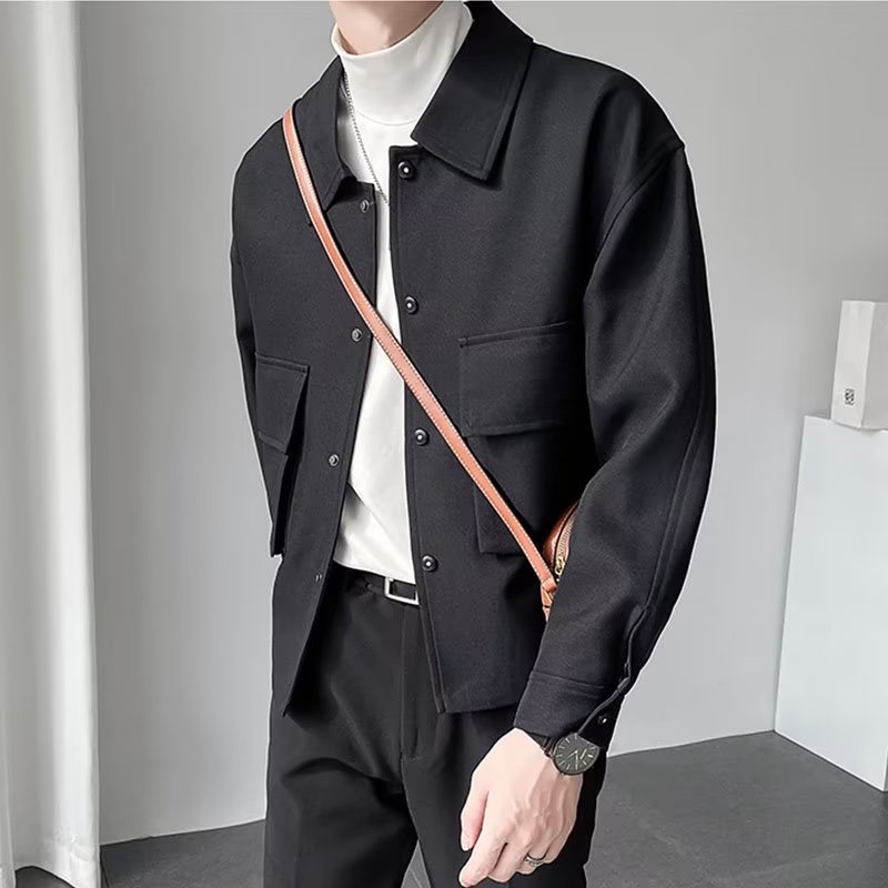 Áo Khoác Dáng Rộng Phong Cách Mới Thời Trang Xuân Thu Cho Nam