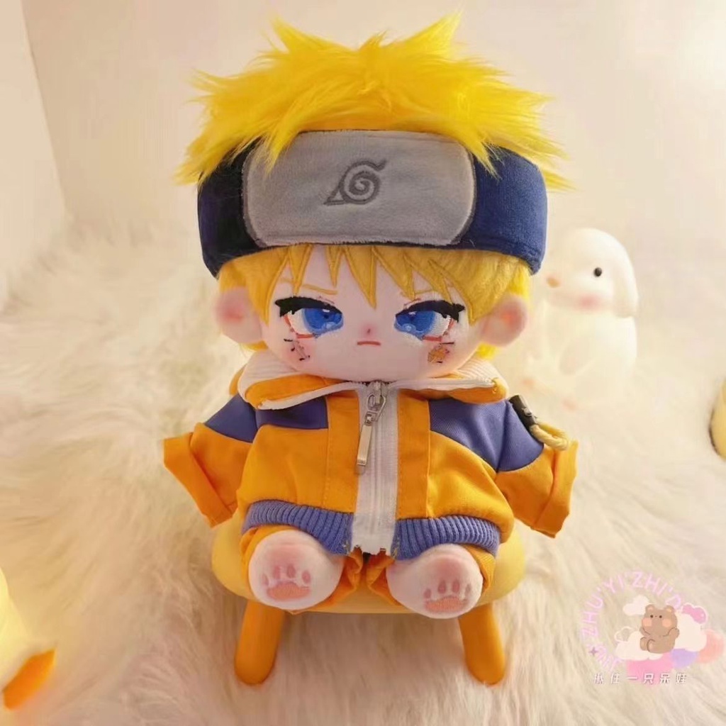 Búp Bê Nhồi Bông Hình Nhân Vật uzumaki naruto 20cm