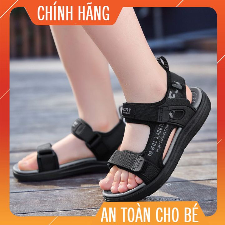Dép Sandal Bé Trai mang đi học Hàng Xuất siêu nhẹ chống nước 4 - 15 Tuổi 1901