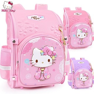 Hellokitty Balo Đi Học Họa Tiết Hello Kitty Dễ Thương Cho Bé Gái